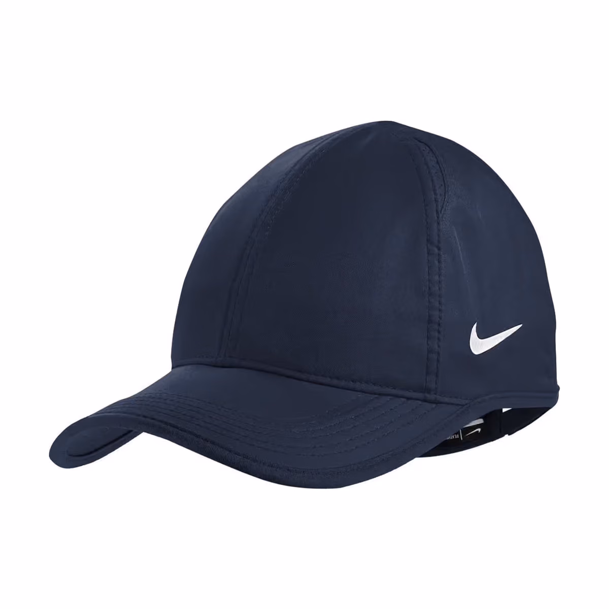 Custom Nike Dri-FIT Featherlight Performance Cap, College Navy, front view