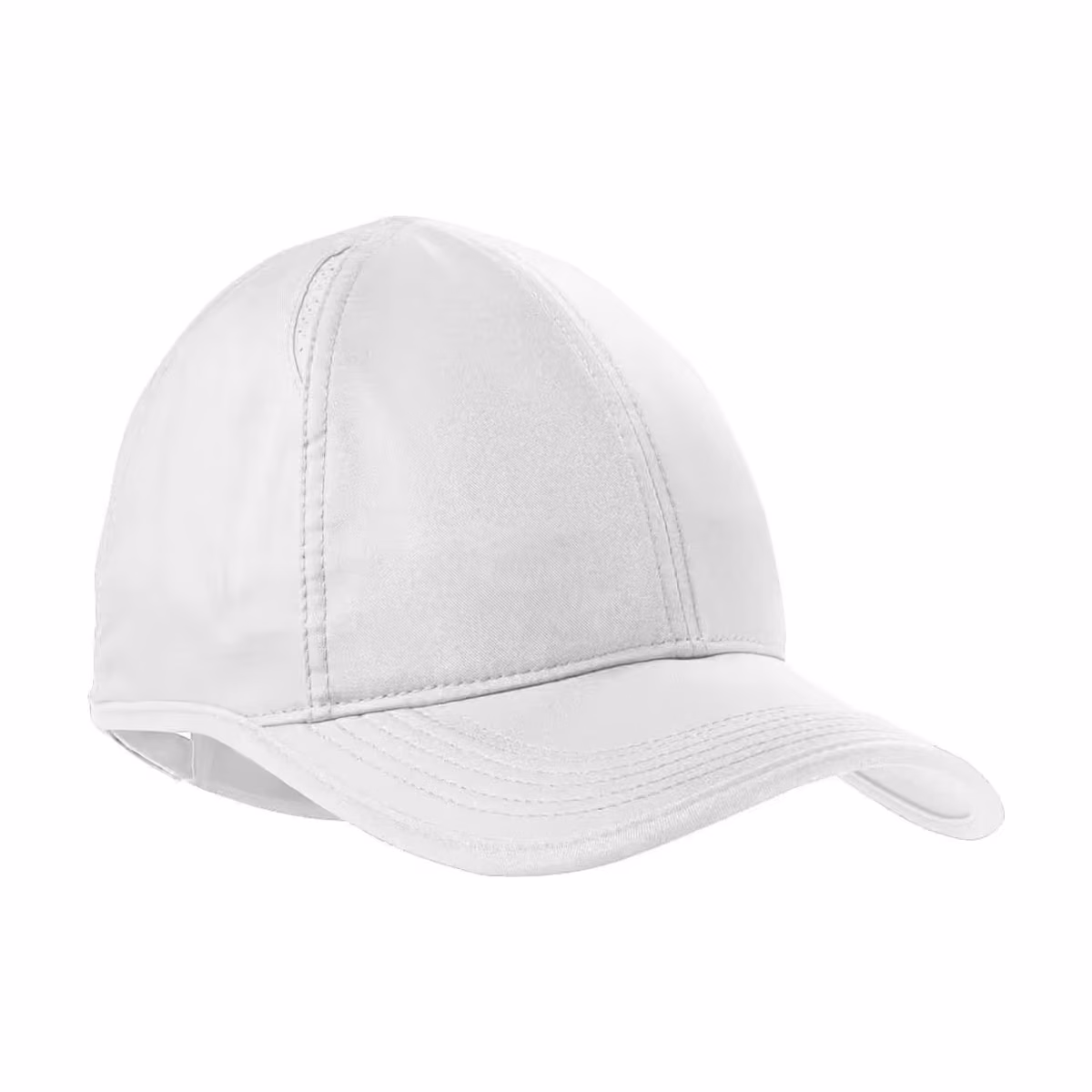 Custom Nike Dri-FIT Featherlight Performance Cap, White, side view