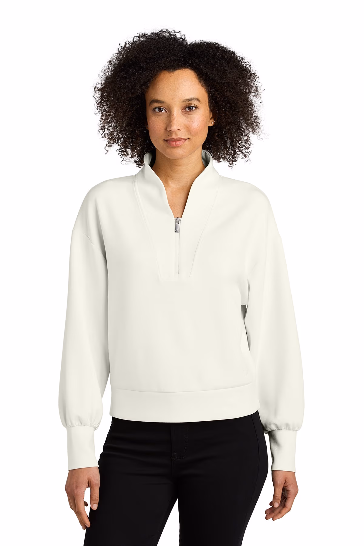 Custom Opal White - OGIO Women’s Transcend 1/4-Zip