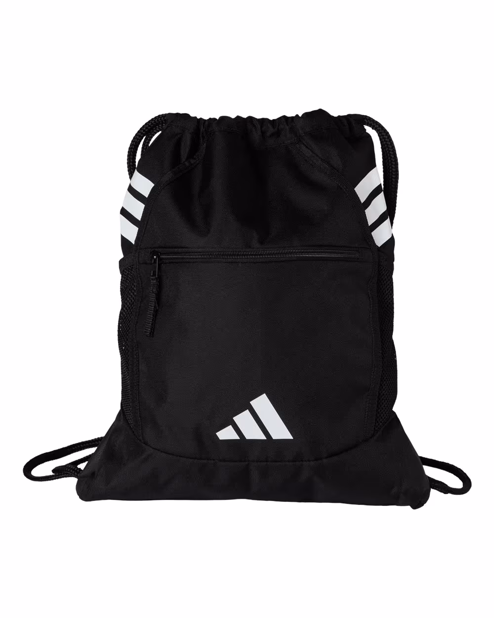 Custom Black - Adidas Stadium Sackpack - Flat Front