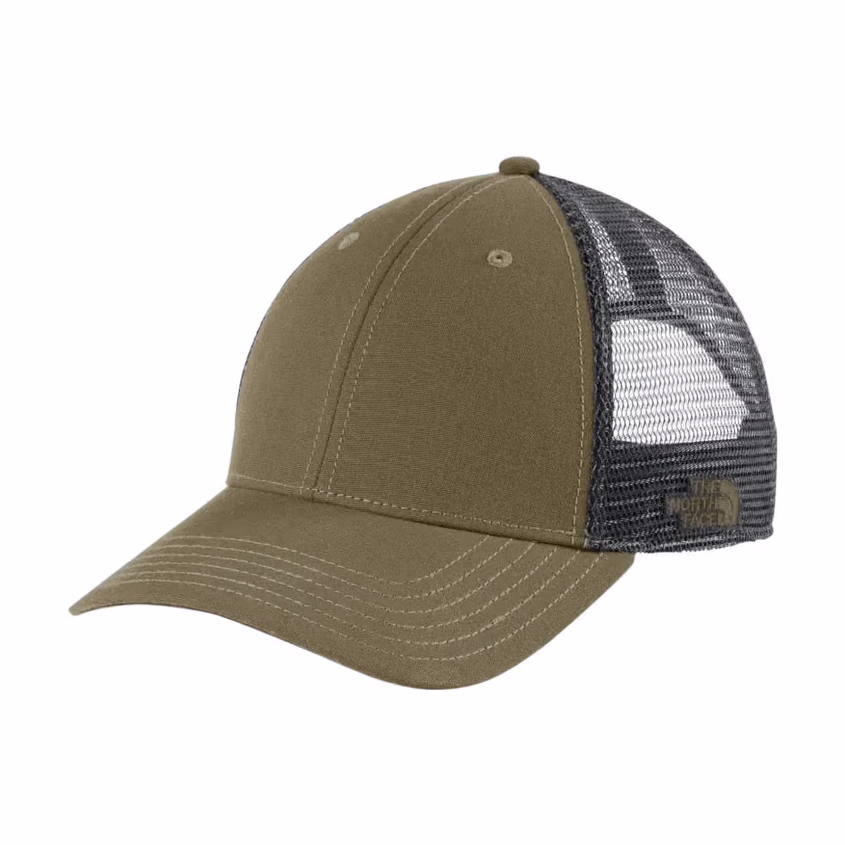 Custom Burnt Olive Green/ Asphalt Grey - The North Face Ultimate Trucker Cap
