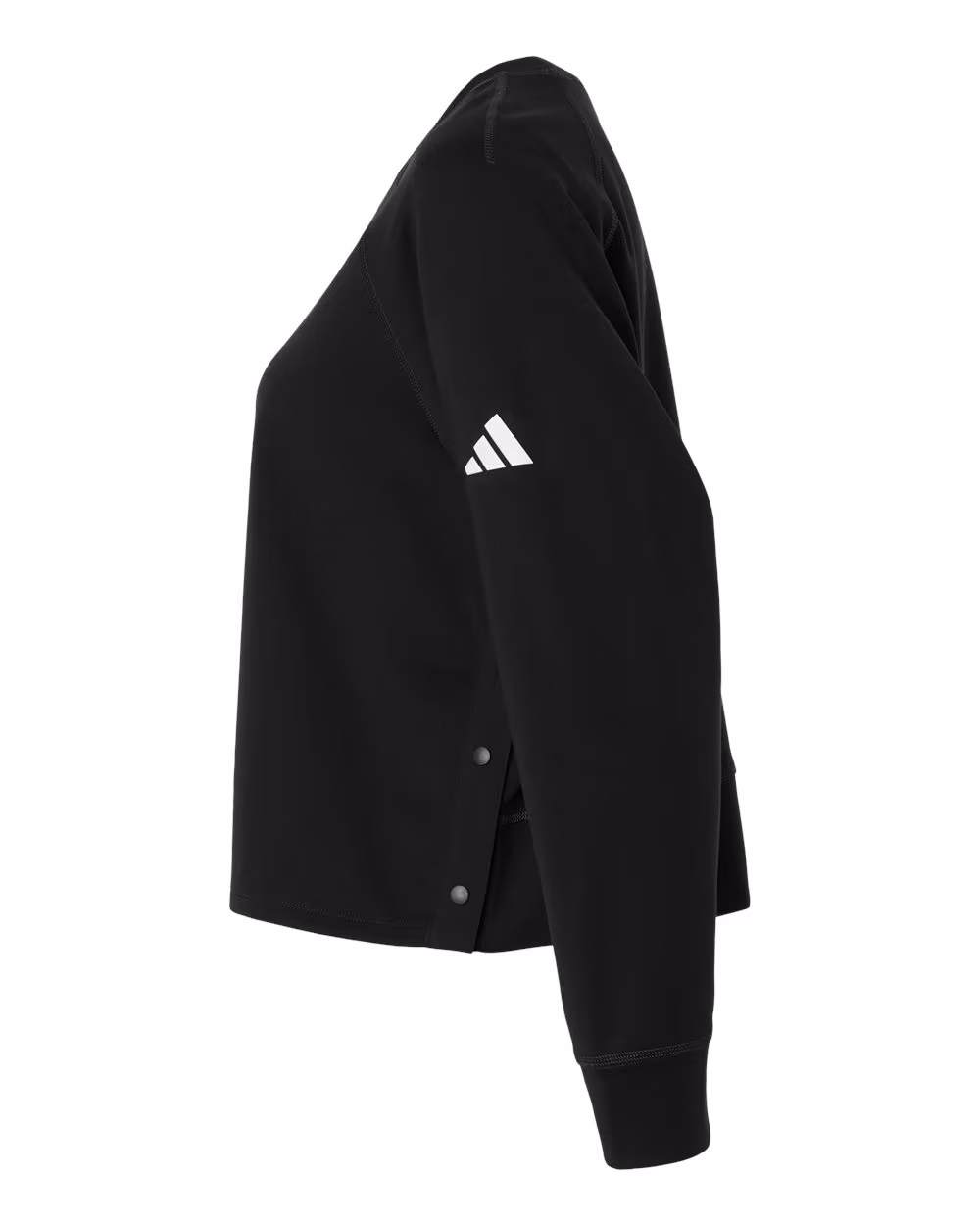 Custom Remote Work Essentials - Adidas Women's Beyond Side-Snap Crewneck Sweatshirt