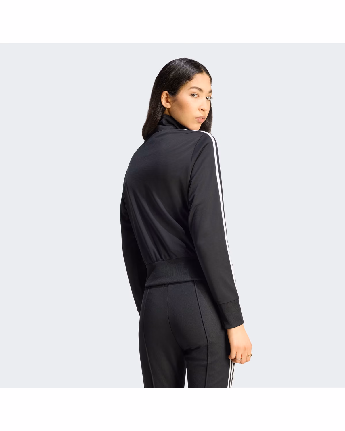 Custom Adidas Women's Firebird Classic Track Jacket - Black / White