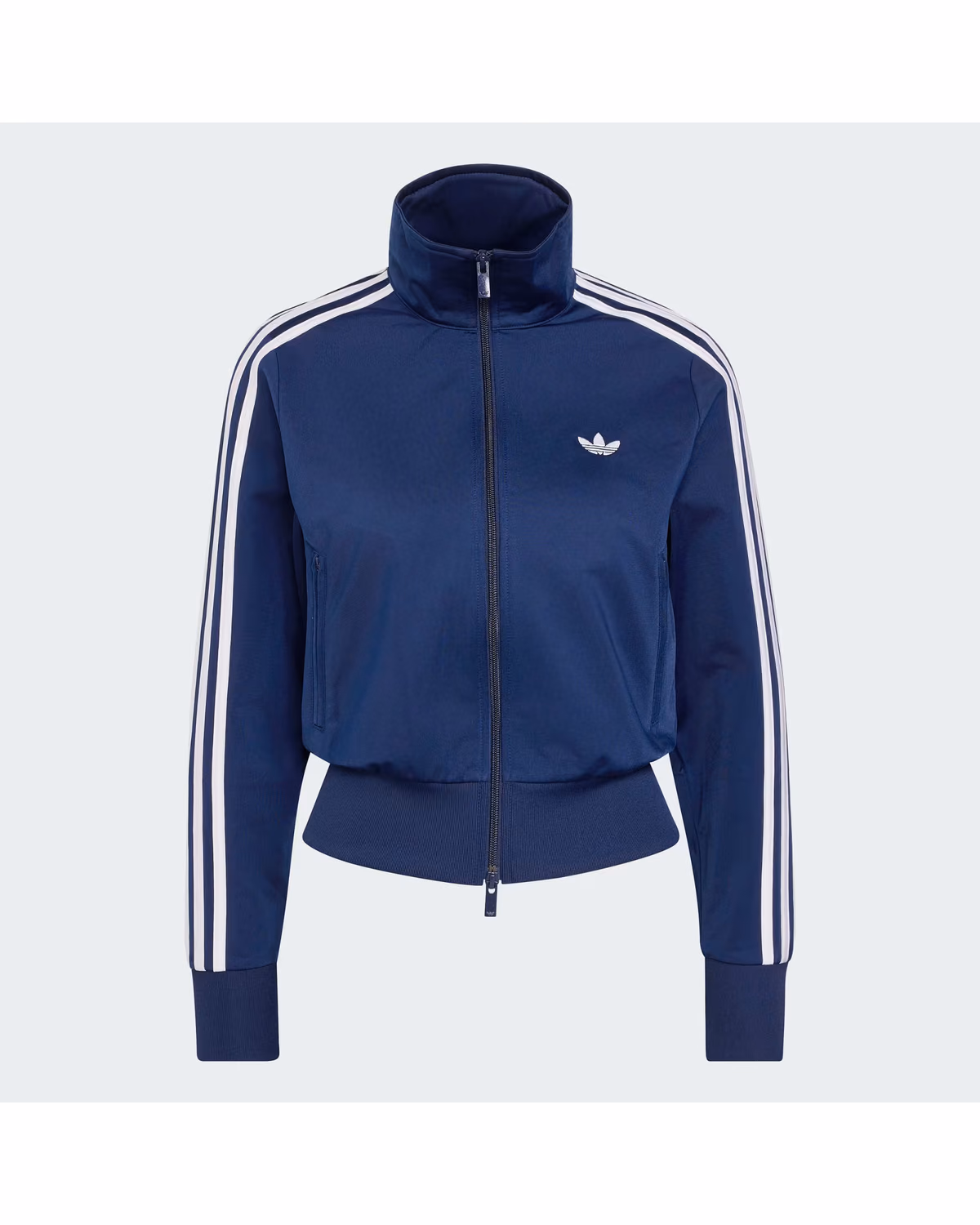 Custom Adidas Women's Firebird Classic Track Jacket - Night Indigo / White