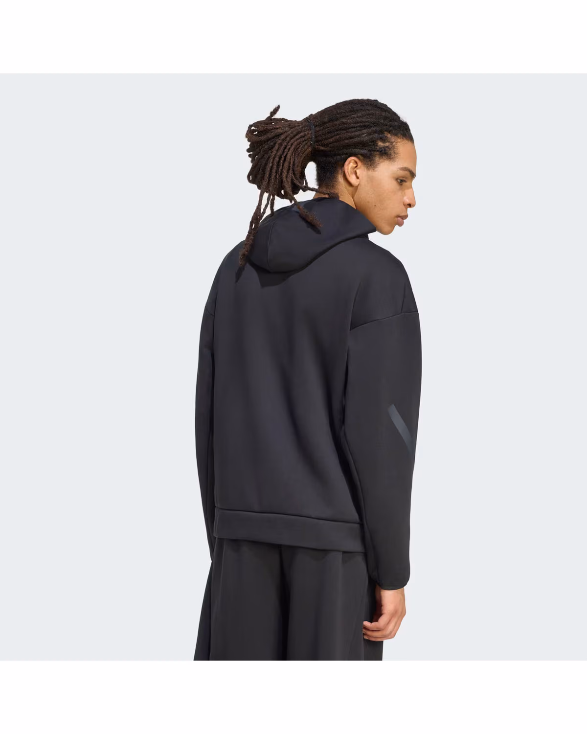 Custom Adidas Men's Z.N.E. Full-Zip Track Top - Black