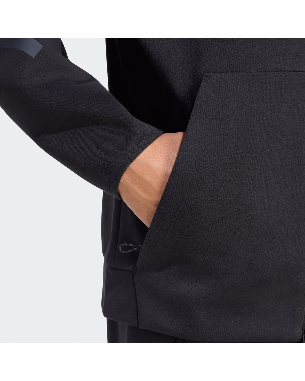 Custom Adidas Men's Z.N.E. Full-Zip Track Top - Black