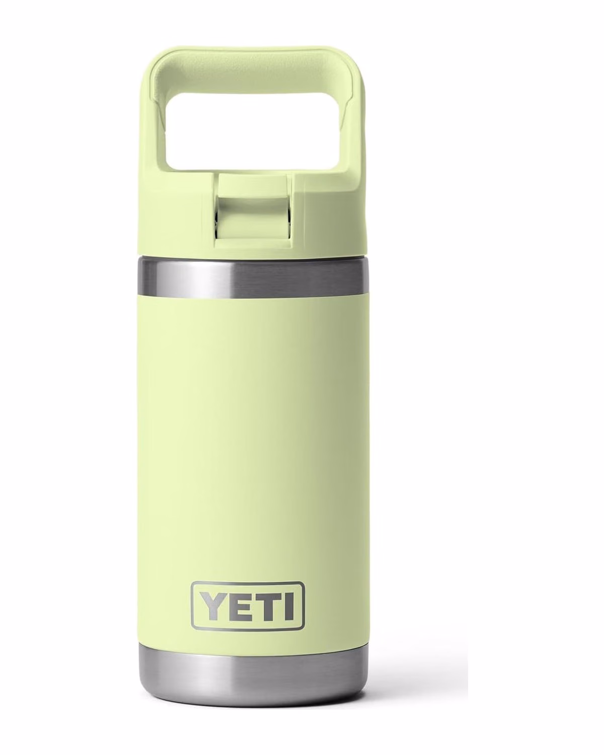 Custom YETI Rambler Jr. 12oz Kids Bottle with Straw Cap, Laser Engraved — Grasshopper front