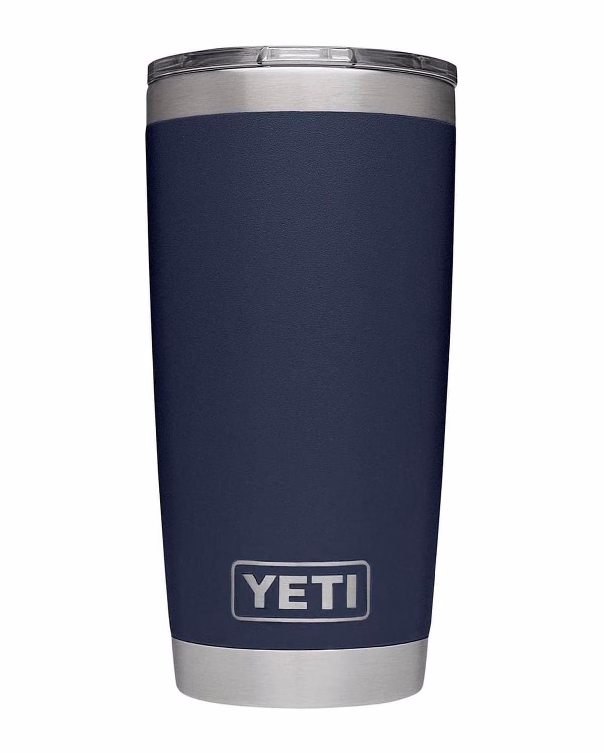 Custom YETI Rambler 20oz Tumbler w/MagSlider Lid — Navy front