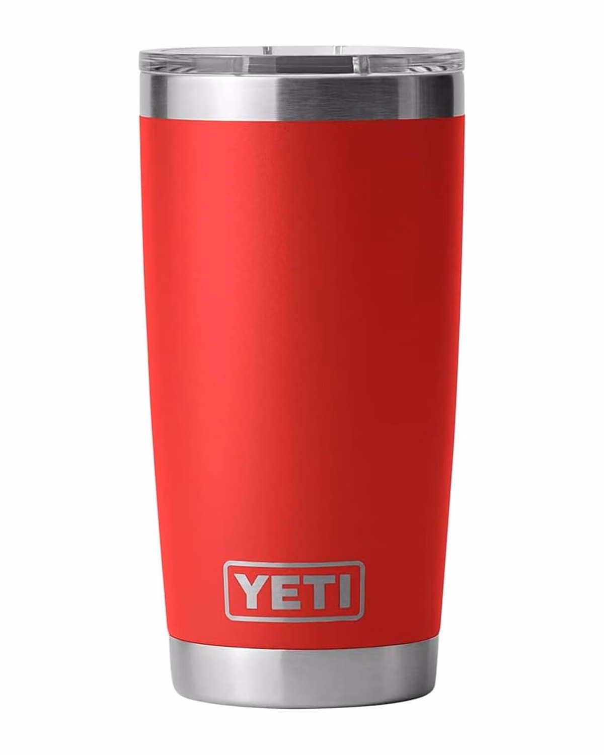 Custom YETI Rambler 20oz Tumbler w/MagSlider Lid — Rescue Red front
