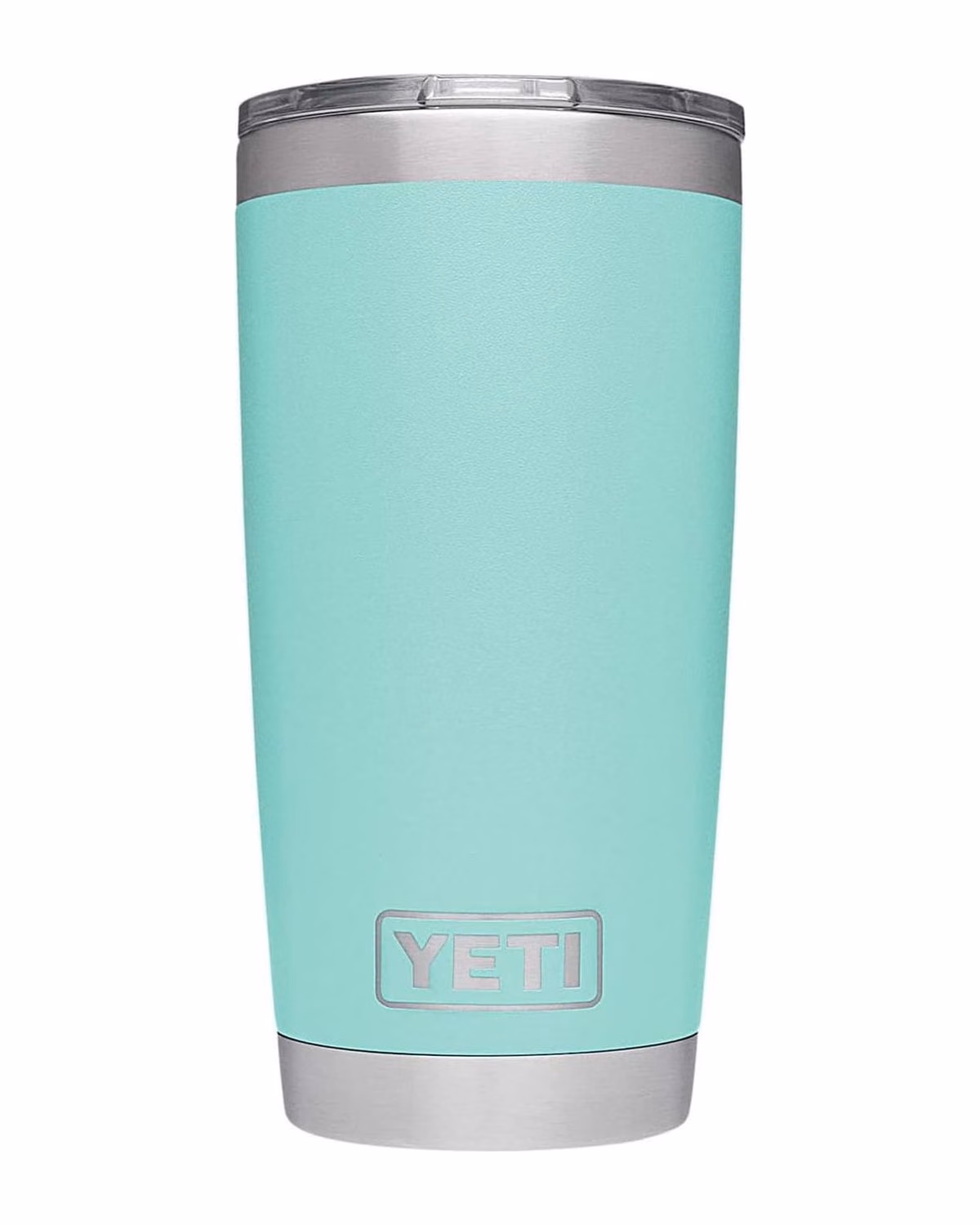 Custom YETI Rambler 20oz Tumbler w/MagSlider Lid — Seafoam front