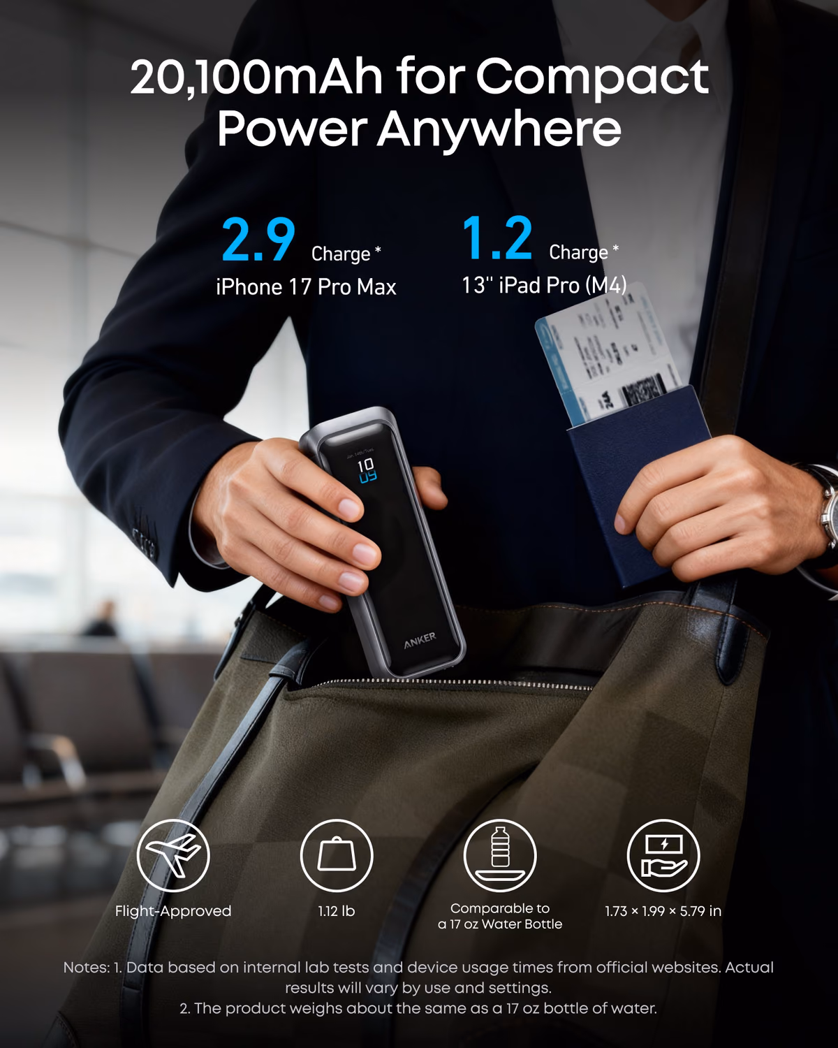Custom Anker Prime Power Bank (20K, 220W) custom logo decoration
