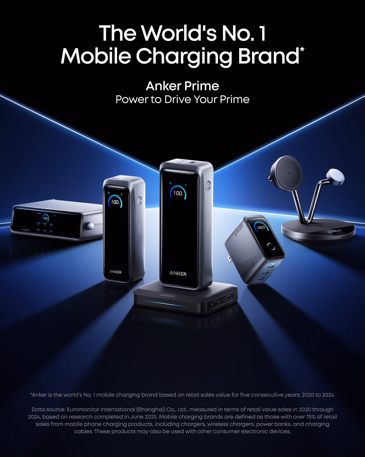 Custom Anker Prime Power Bank (20K, 220W) custom logo decoration