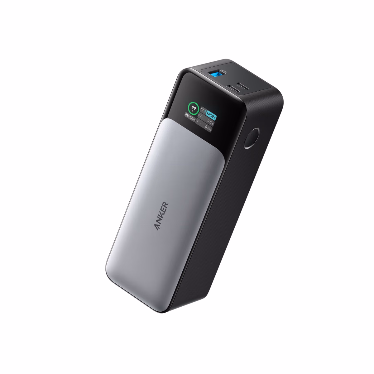 Custom Anker 737 Power Bank (PowerCore 24K) flat product photo for logo mockup
