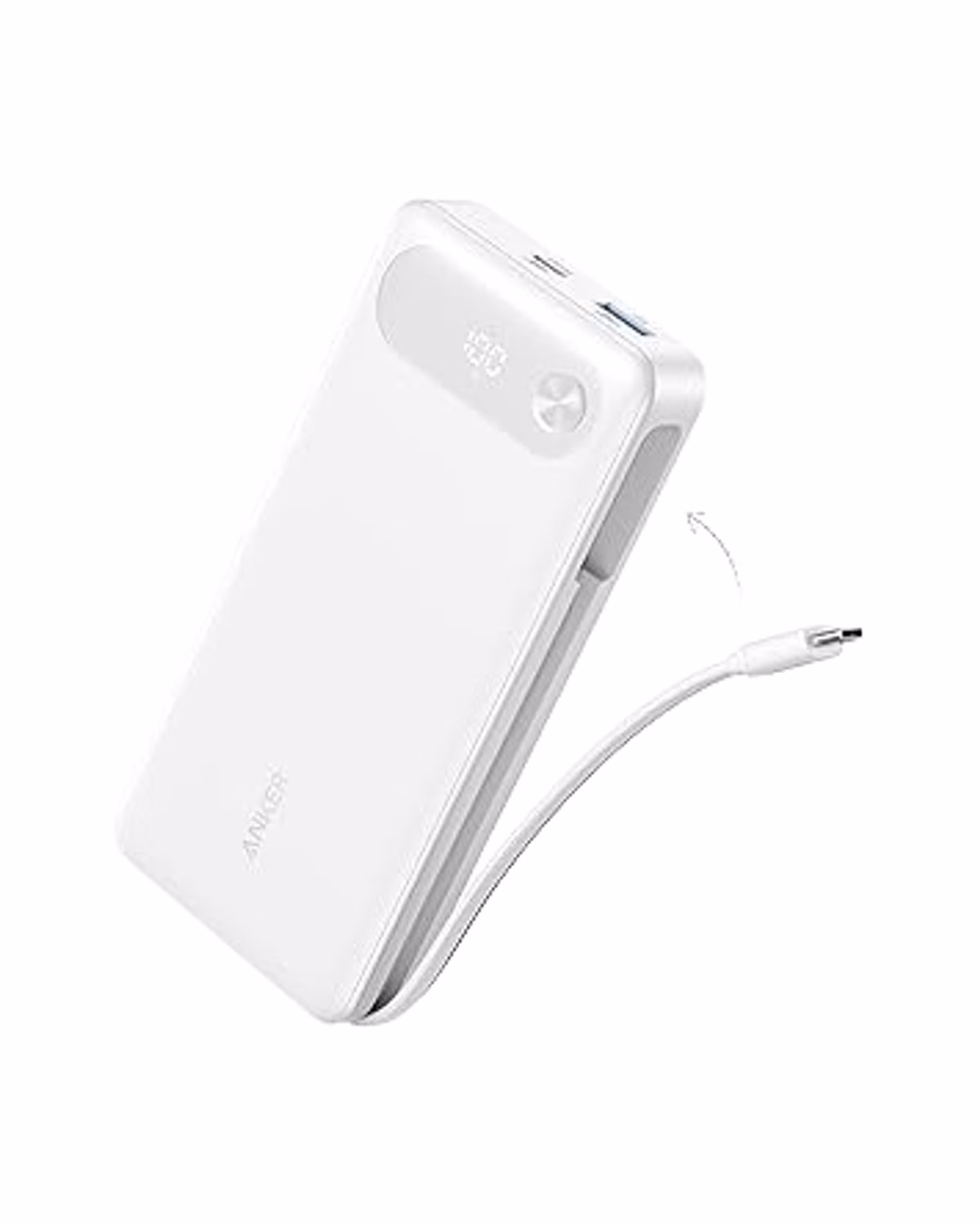 Custom Anker Power Bank (20K, 87W, Built-In USB-C Cable) custom logo decoration