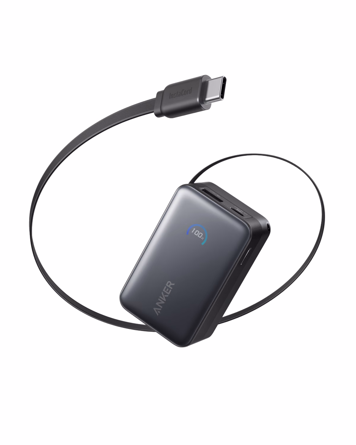 Custom Anker Nano Power Bank (10K, 45W, Built-In Retractable USB-C Cable) custom logo decoration