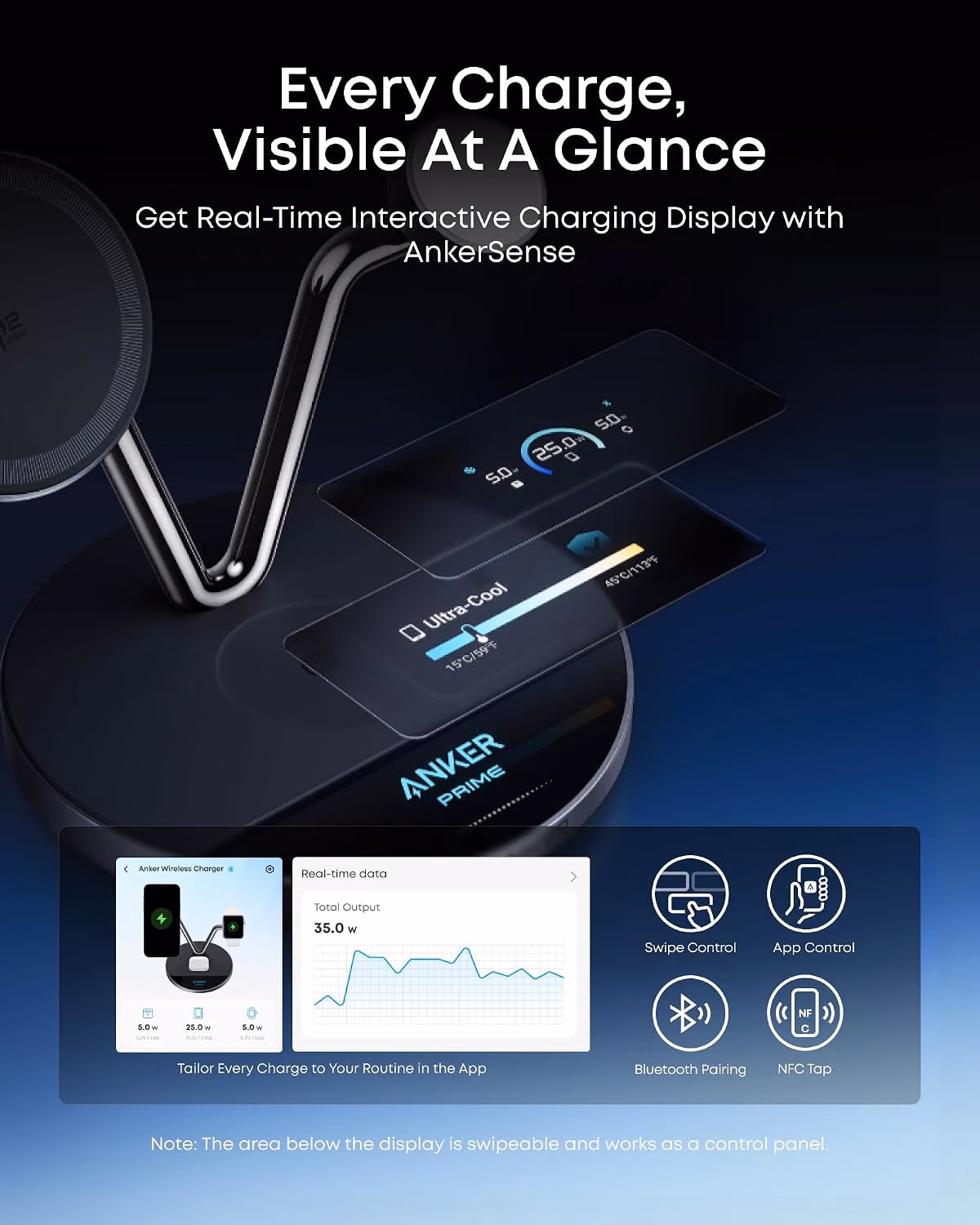 Custom Anker Prime Wireless Charging Station (3-in-1, MagGo, AirCool, Dock Stand) custom logo decoration