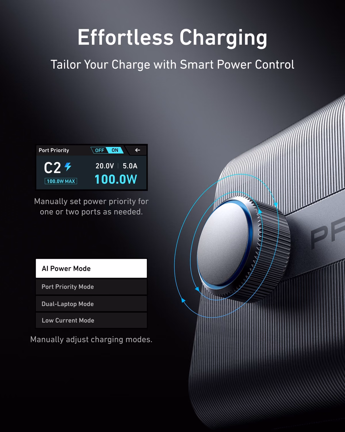 Custom Anker Prime Charger (250W, 6 Ports, GaNPrime) custom logo decoration