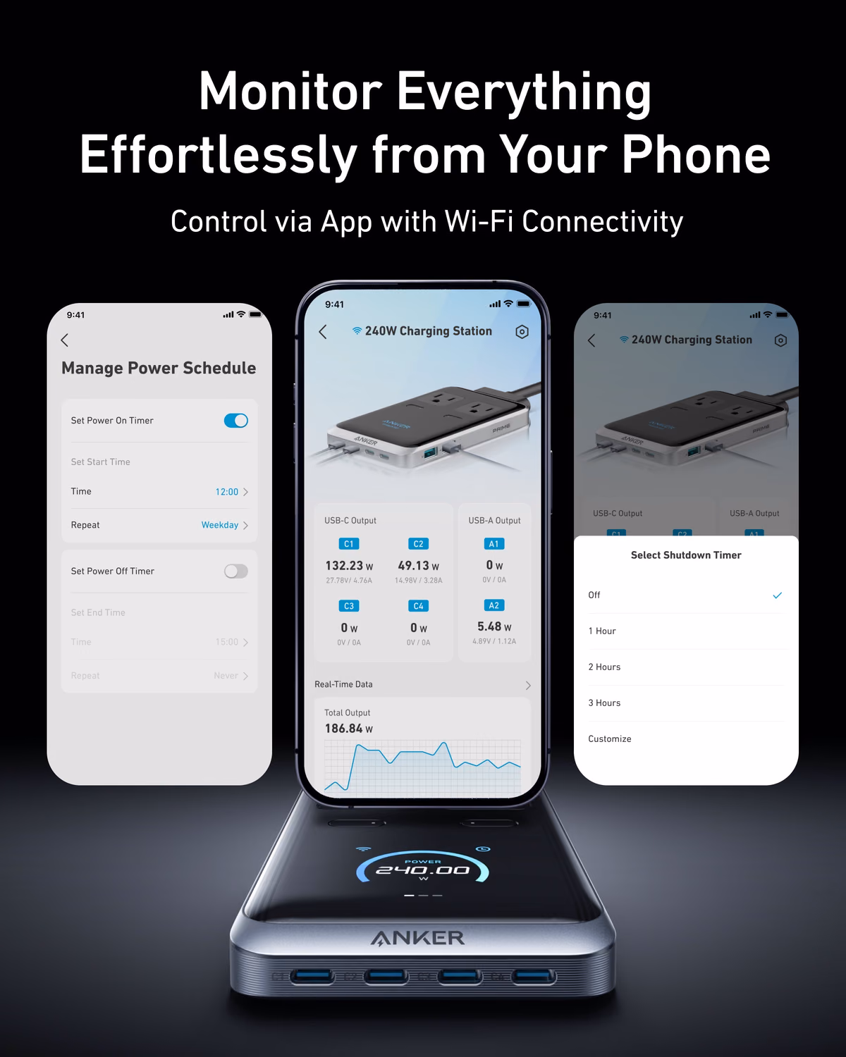 Custom Anker Prime Charging Station (8-in-1, 240W) custom logo decoration