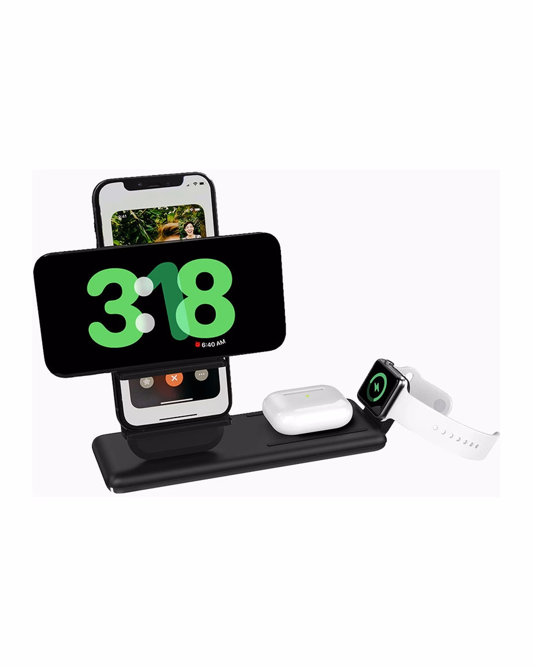 Custom myCharge 4-in-1 Fast Charge Wireless Charging Pad + Stand