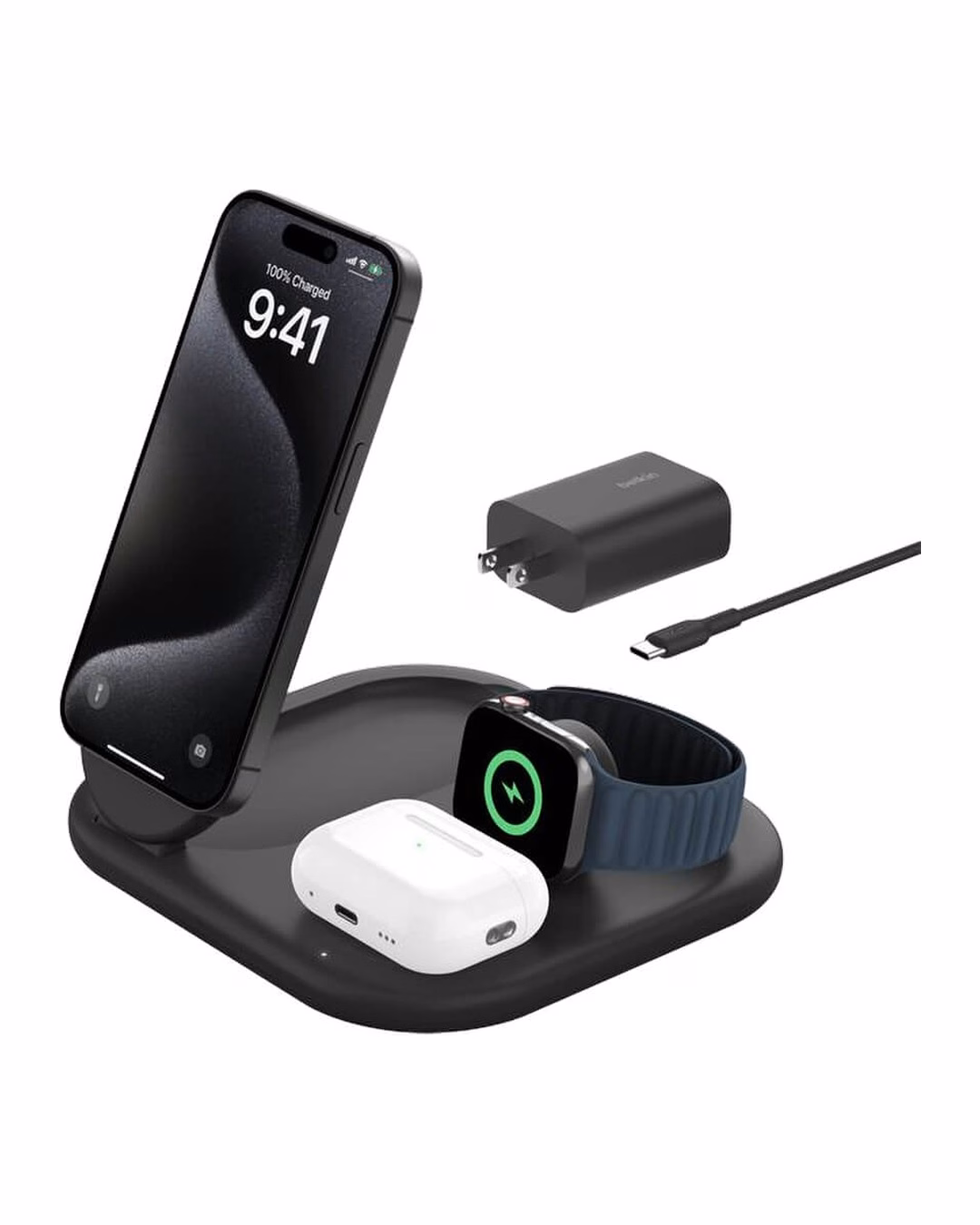 Custom Belkin 3 in 1 Magnetic Wireless Charger