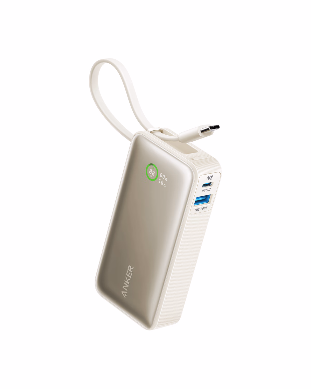 Custom Anker Nano Power Bank (30W, Built-In USB-C Cable) custom logo decoration