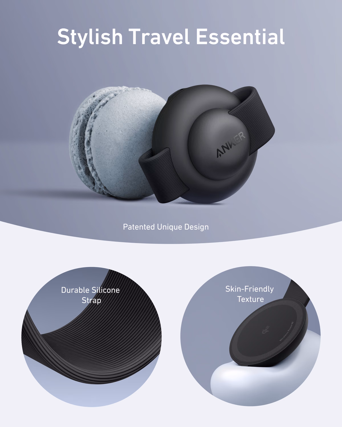 Custom Anker MagGo Wireless Charging Station (3-in-1, Foldable Pad) custom logo decoration