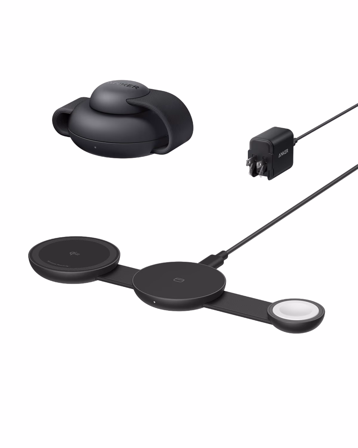 Custom Anker MagGo Wireless Charging Station (3-in-1, Foldable Pad)
