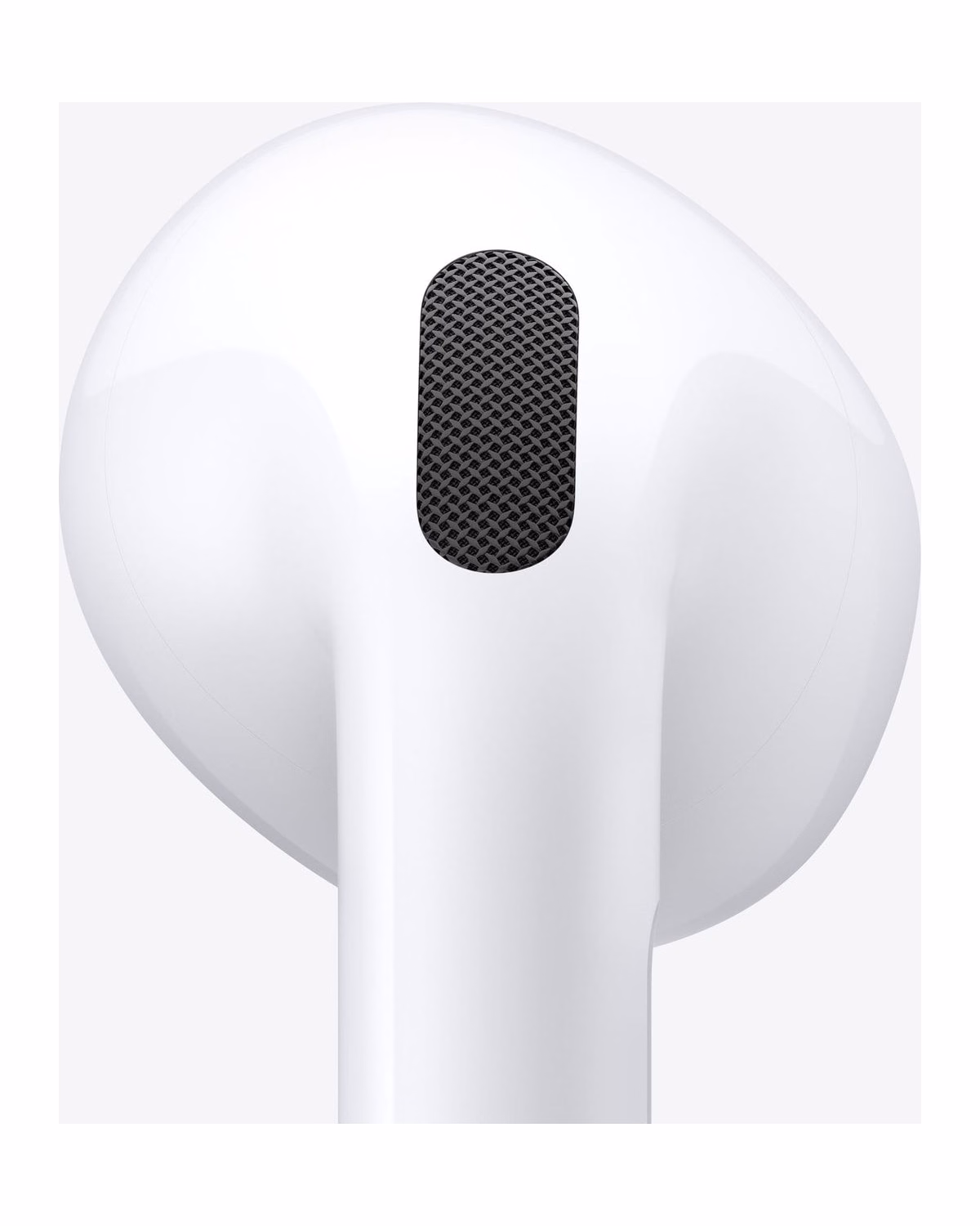 Custom Apple AirPods 5 with Active Noise Cancellation earbud mesh detail, custom engraved logo gifts