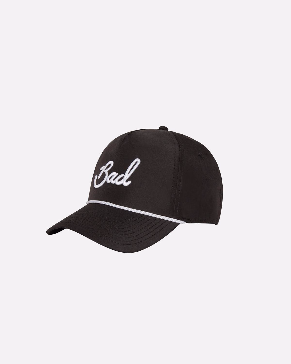 Custom Bad Birdie "Bad" Rope Golf Hat - Black — Black