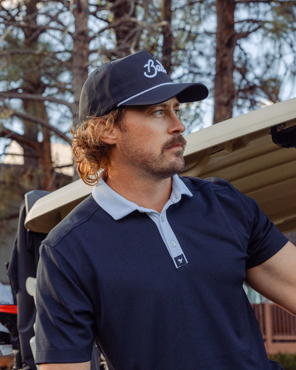 Custom Bad Birdie "Bad" Rope Golf Hat - Black — Black
