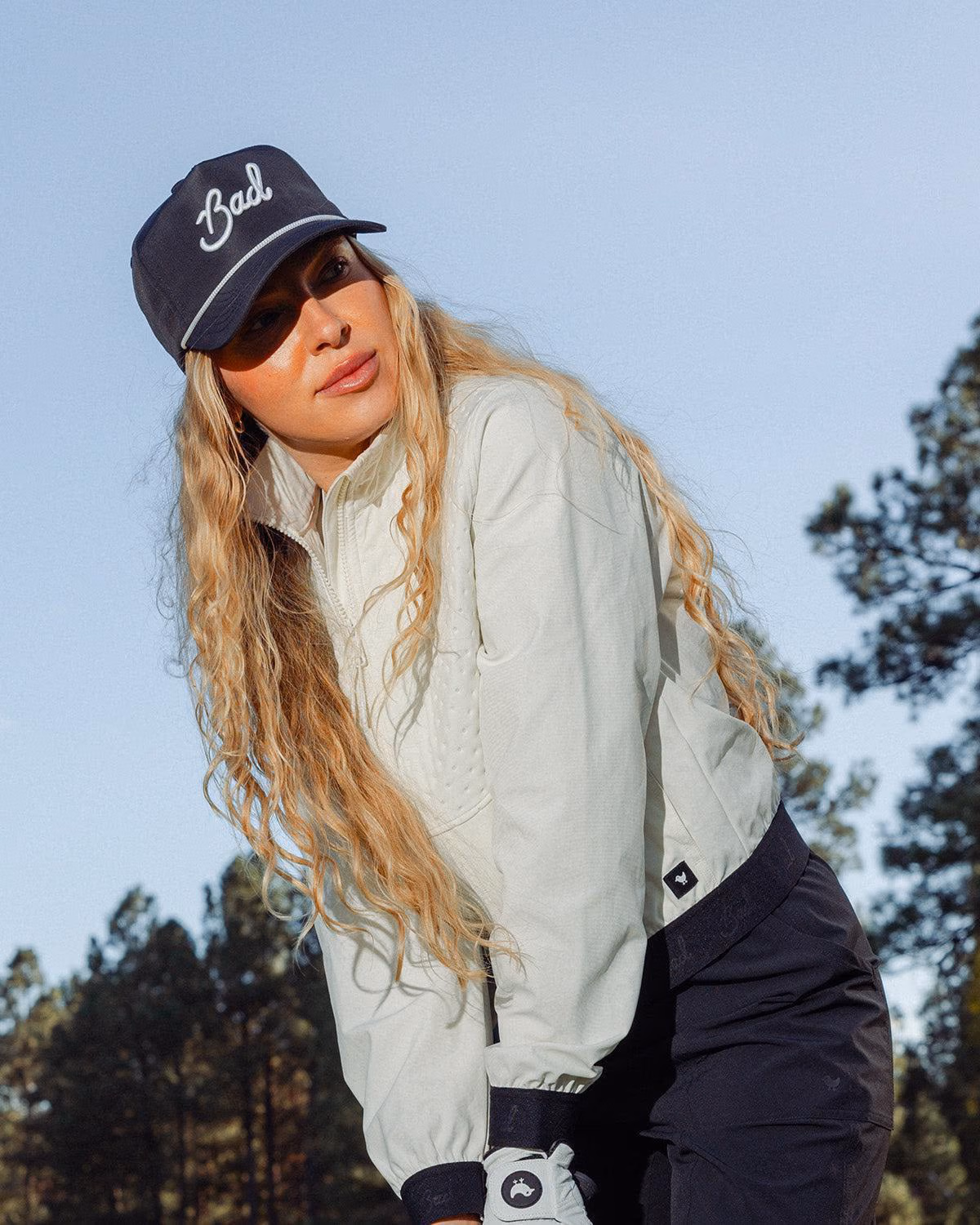 Custom Bad Birdie "Bad" Rope Golf Hat - Black — Black