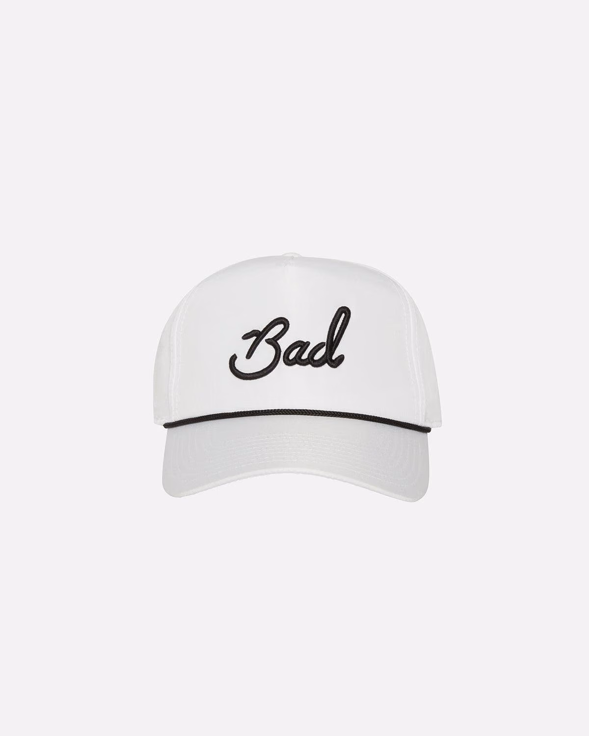 Custom Bad Birdie "Bad" Rope Golf Hat - White
