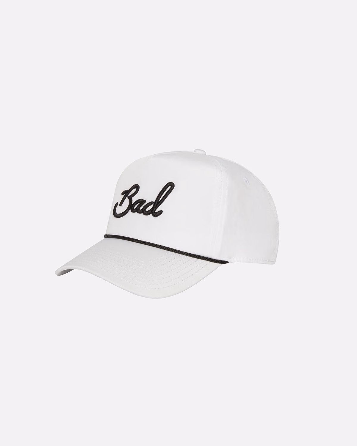 Custom Bad Birdie "Bad" Rope Golf Hat - White — White