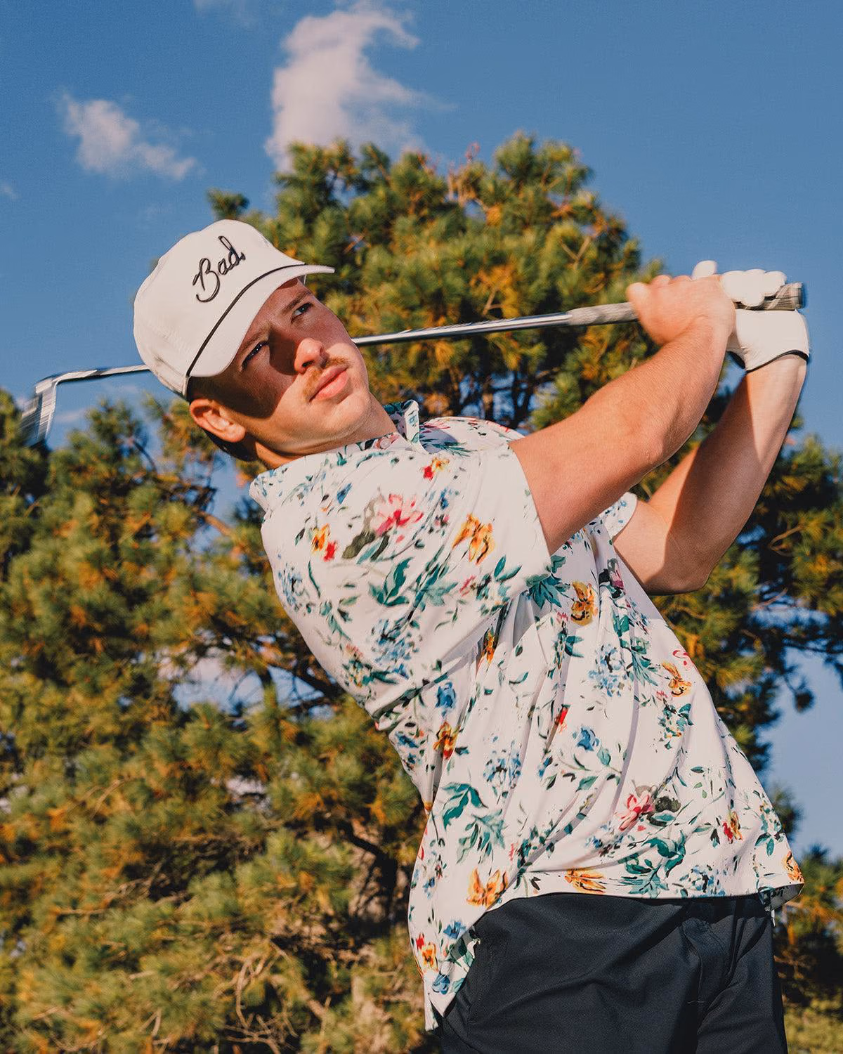 Custom Bad Birdie "Bad" Rope Golf Hat - White — White