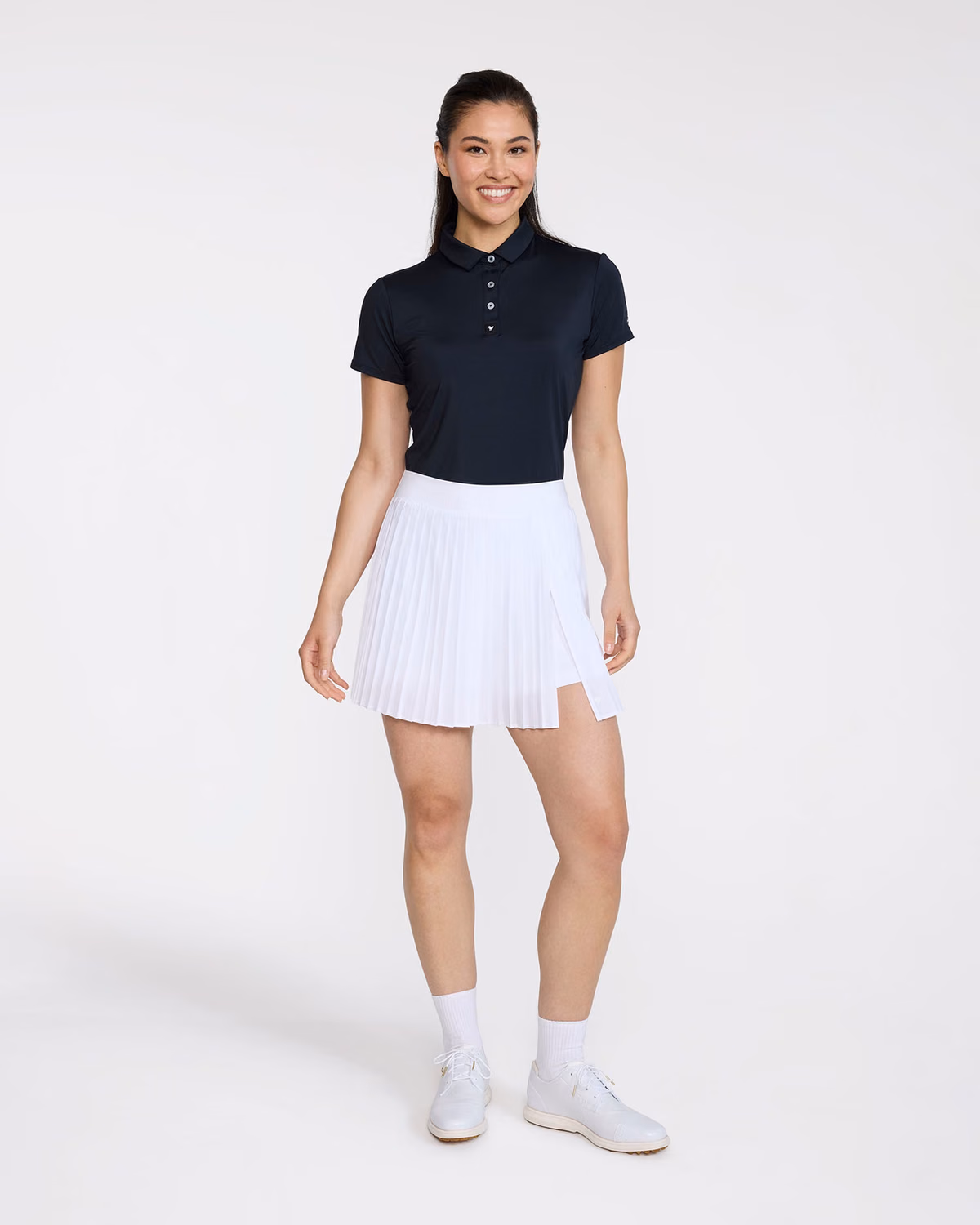 Custom Bad Birdie Double Down Skort - Brilliant White — Brilliant White
