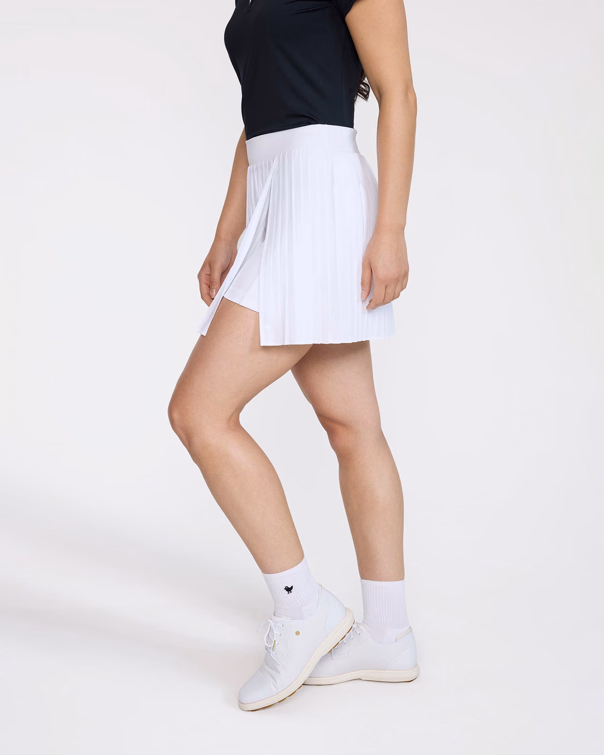 Custom Bad Birdie Double Down Skort - Brilliant White — Brilliant White