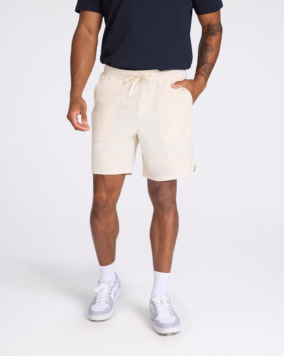 Custom Bad Birdie Active Short - Sand Shell