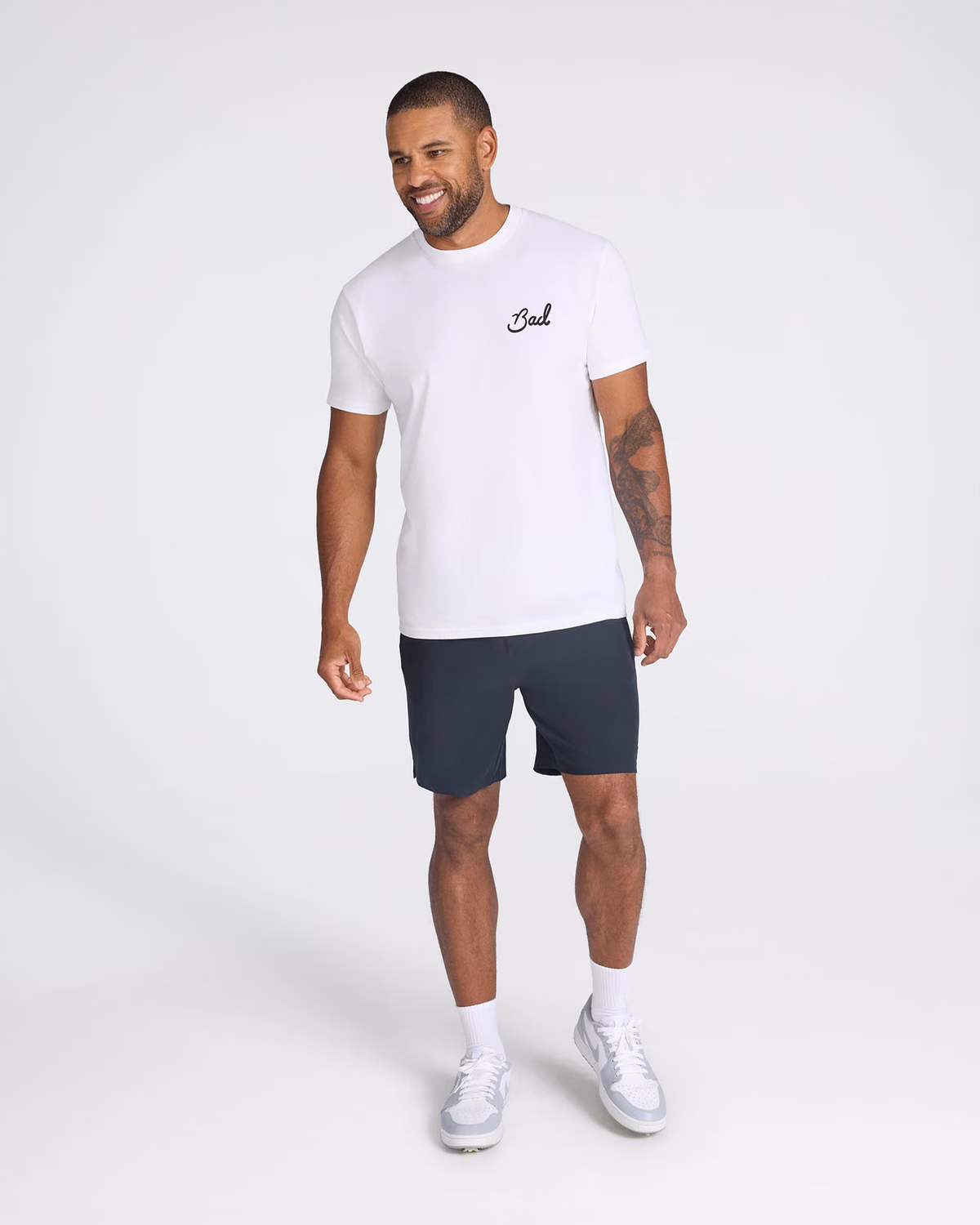 Custom Bad Birdie Active Short - Black — Black