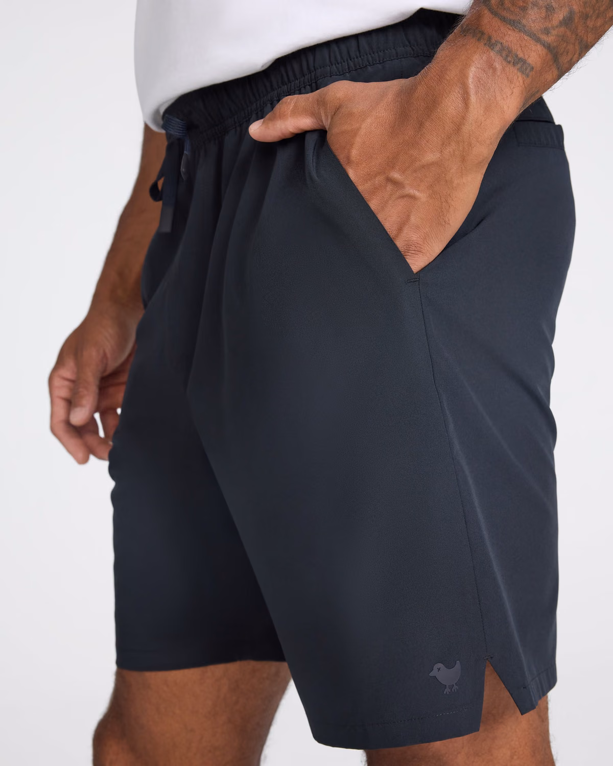 Custom Bad Birdie Active Short - Black — Black