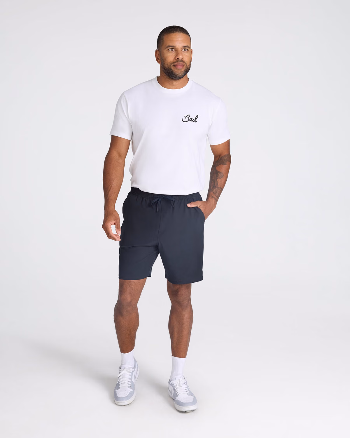 Custom Bad Birdie Active Short - Black — Black