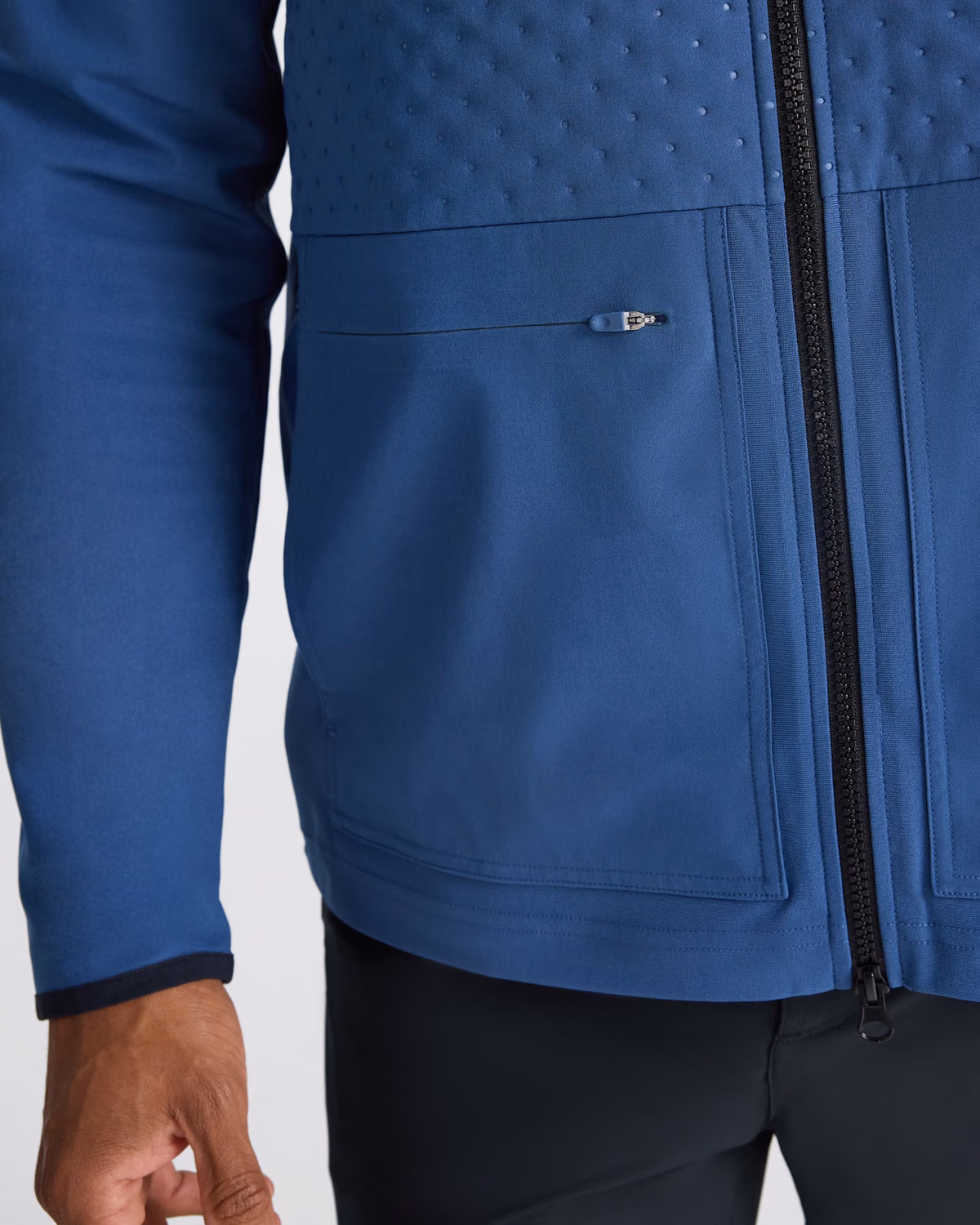 Custom Bad Birdie Hybrid Jacket - Dusk Navy — Dusk Navy