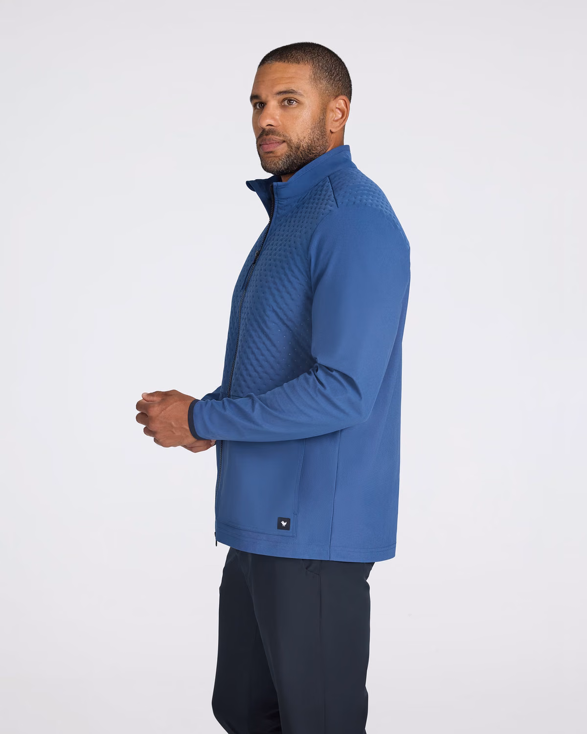 Custom Bad Birdie Hybrid Jacket - Dusk Navy — Dusk Navy