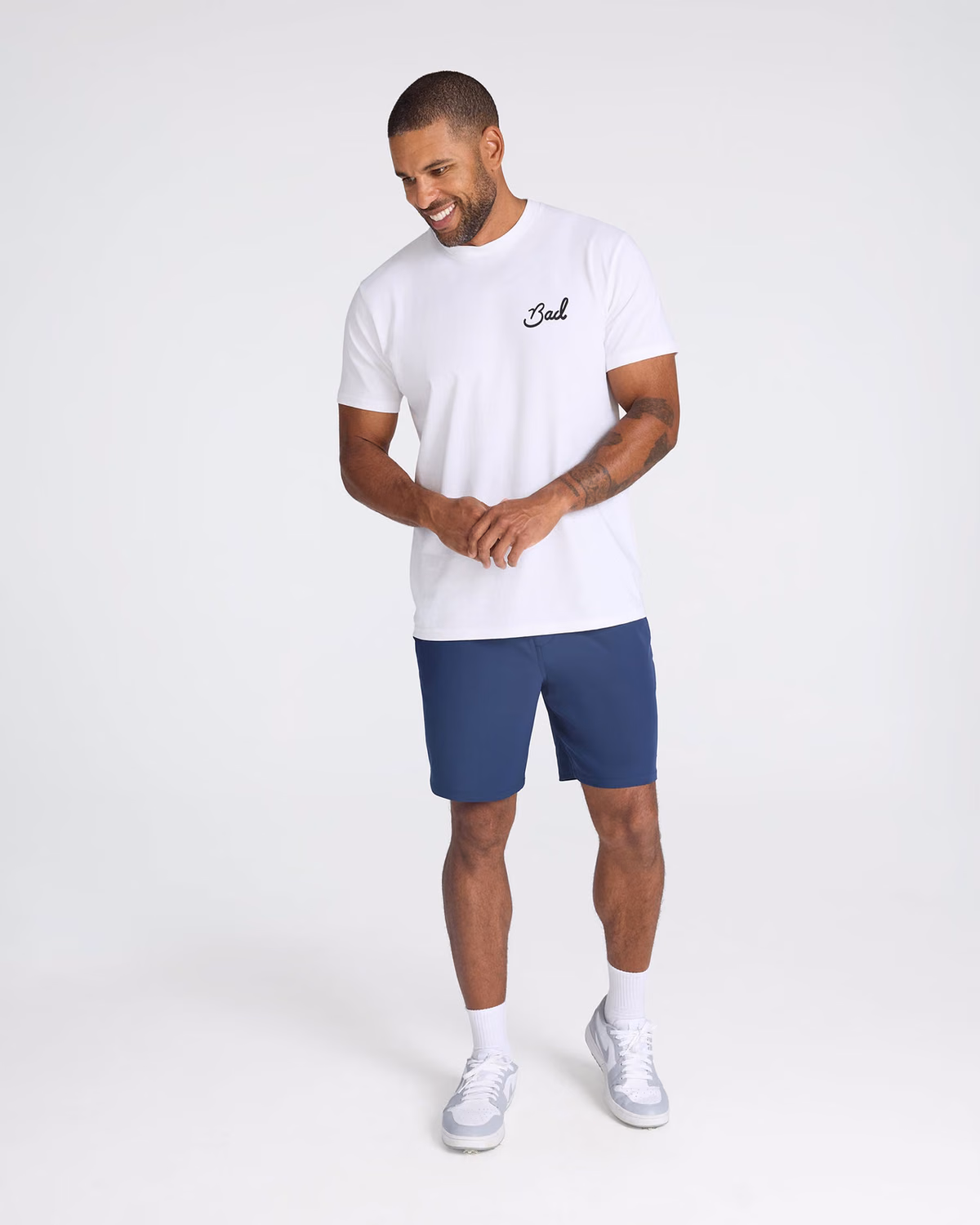 Custom Bad Birdie Active Short - Dark Navy — Dark Navy