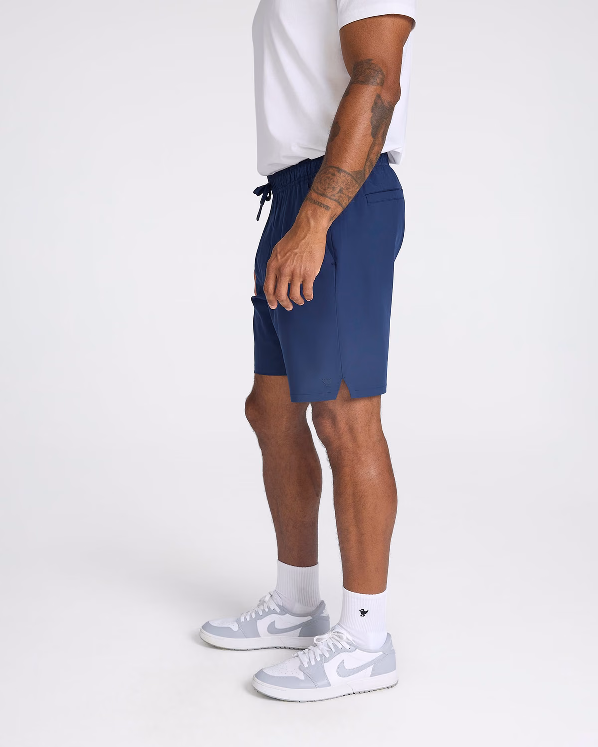 Custom Bad Birdie Active Short - Dark Navy — Dark Navy