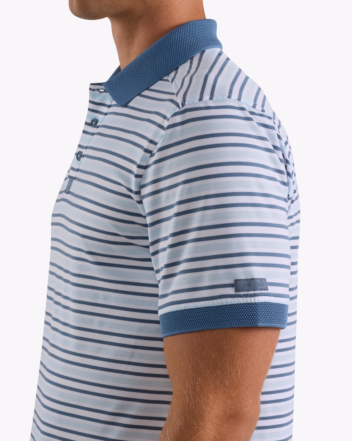 Custom Bad Birdie Ridge Performance - Stripe Right Blue Mirage — Stripe Right Blue Mirage