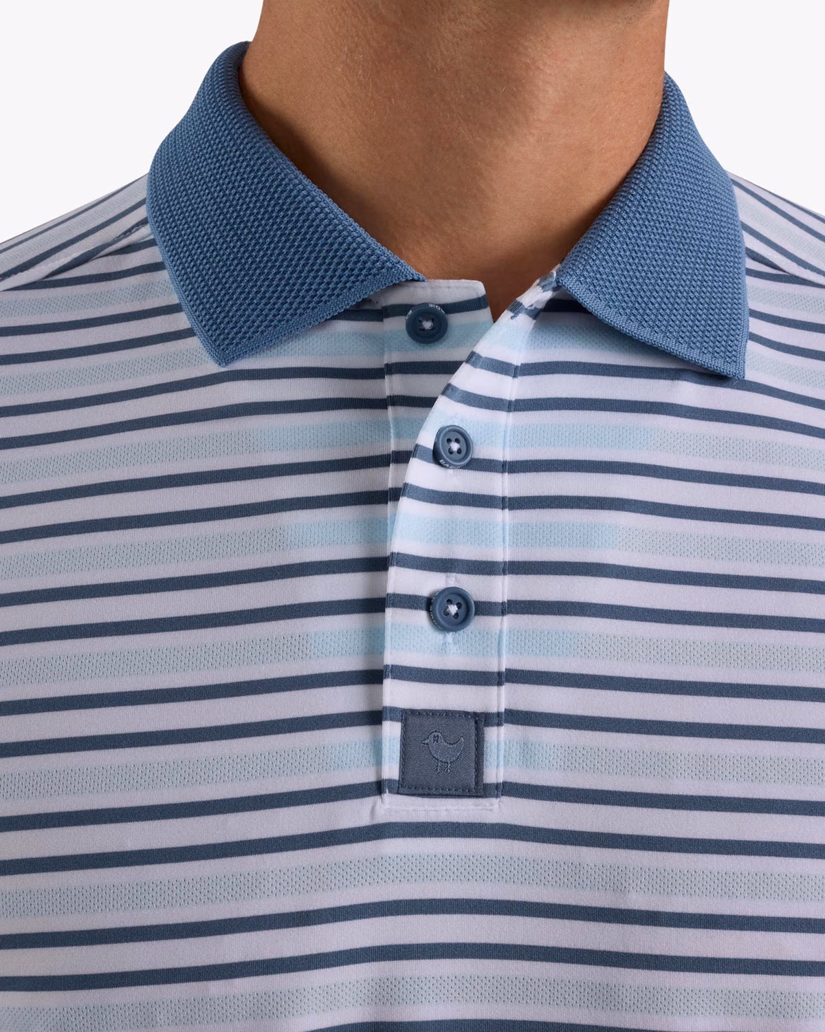 Custom Bad Birdie Ridge Performance - Stripe Right Blue Mirage — Stripe Right Blue Mirage