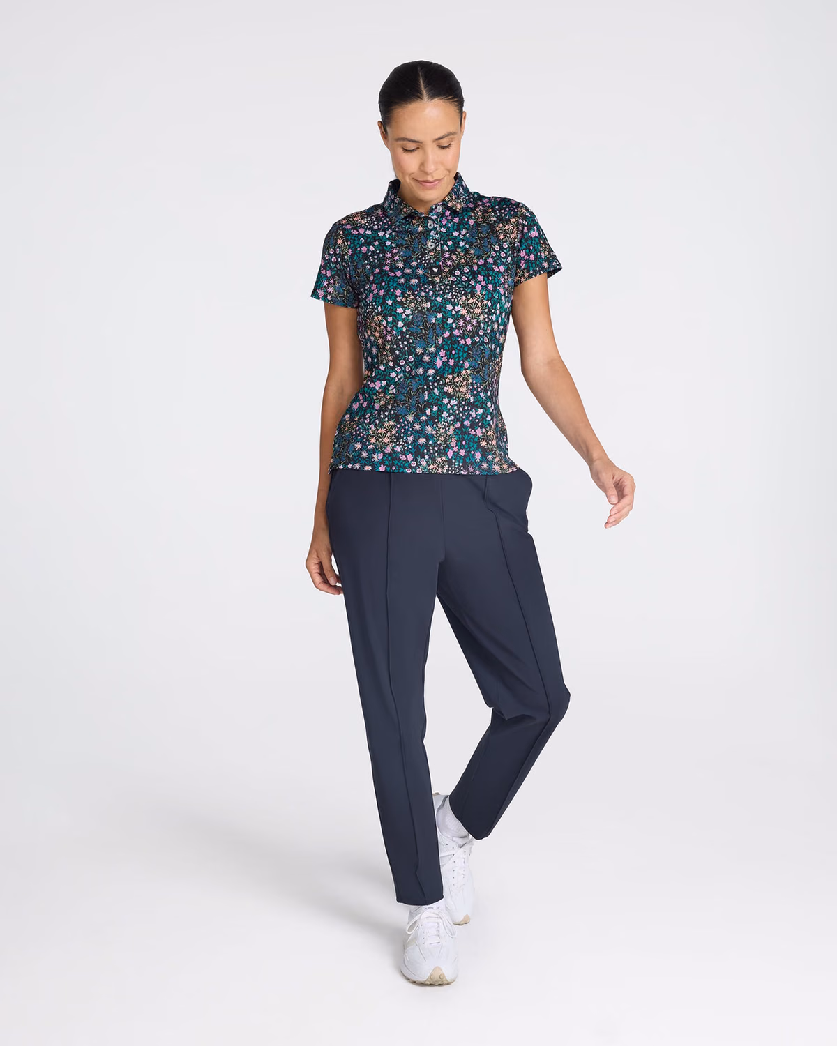 Custom Bad Birdie Super Duper Bloom — Womens Polo
