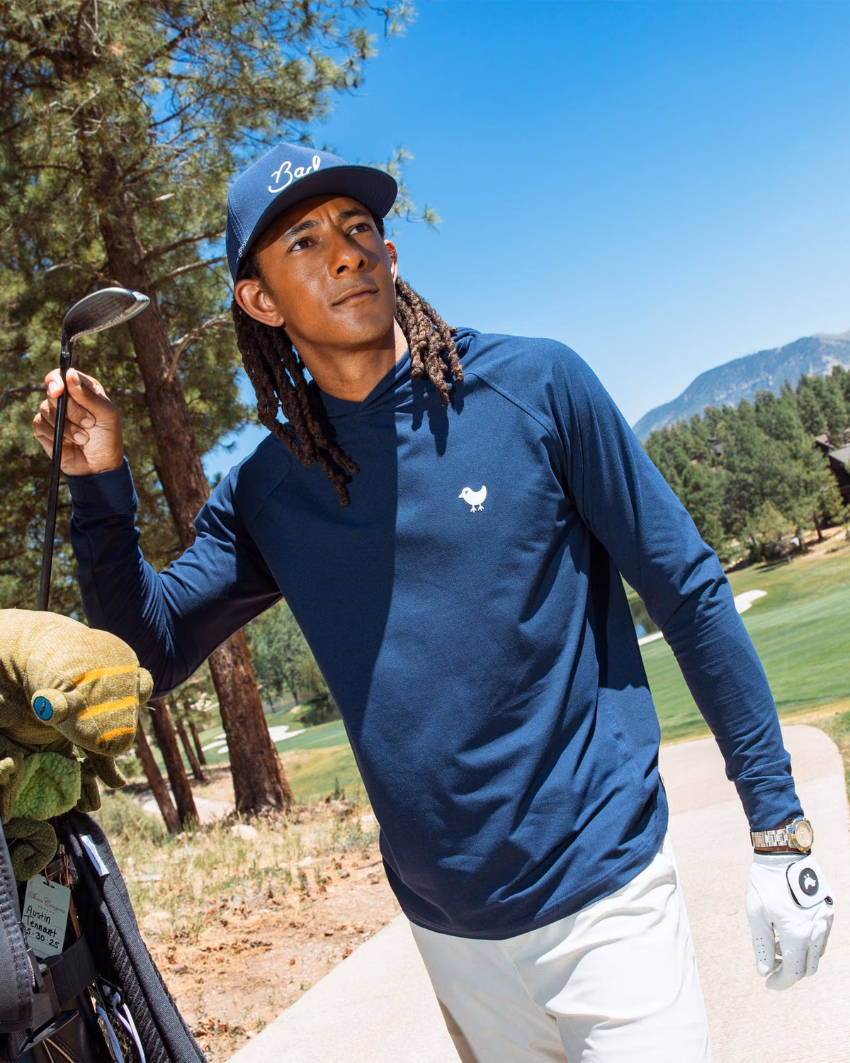 Custom Bad Birdie Velocity Hoodie - Dark Navy — Dark Navy