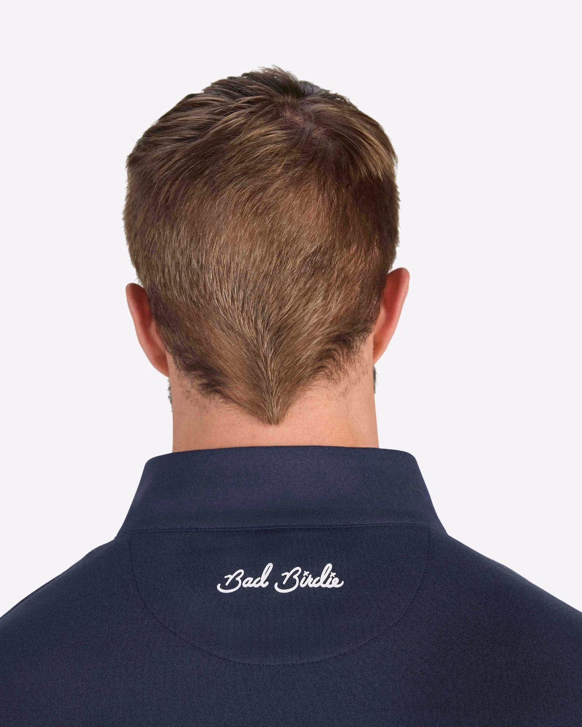 Custom Bad Birdie Velocity Quarterzip - Dark Navy — Dark Navy