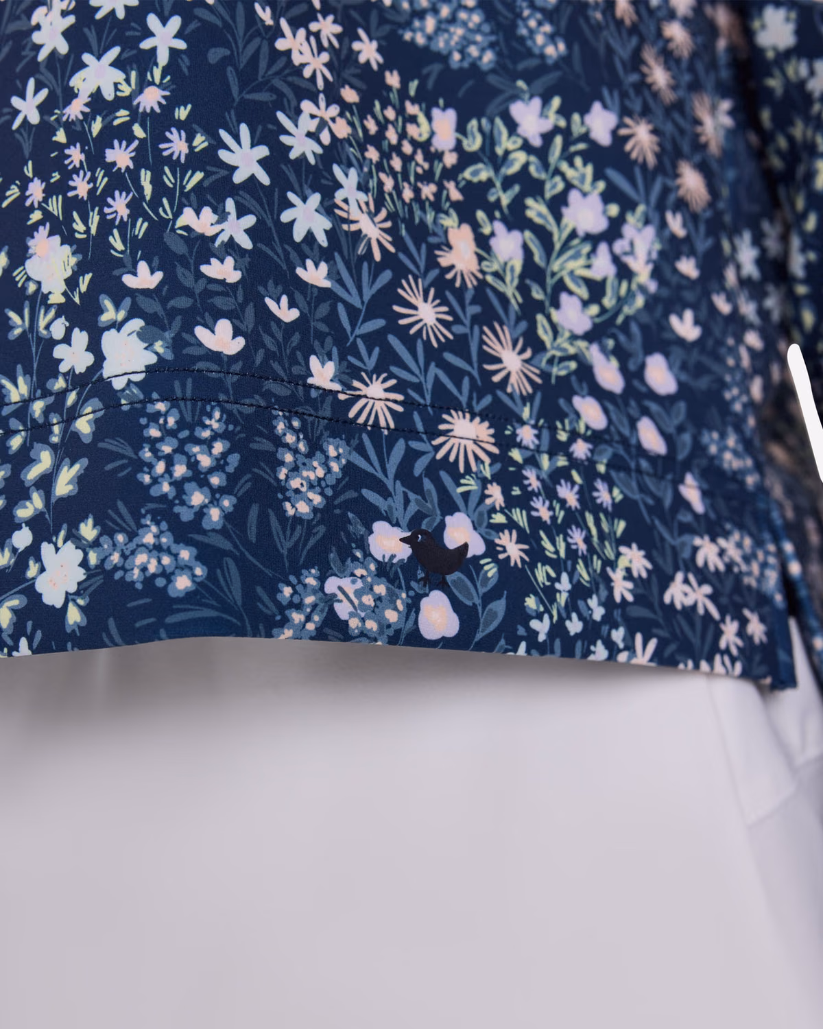 Custom Bad Birdie At Ease Quarterzip - Super Duper Bloom — Super Duper Bloom